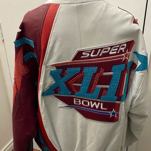 Arizona XLII Super Bowl Leather Jacket - Picture 2 of 10
